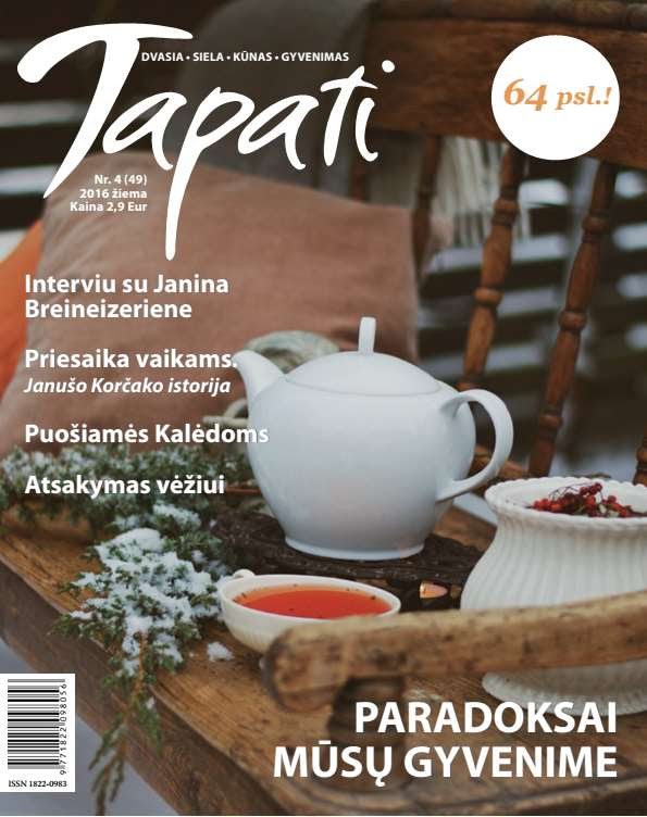 TAPATI. Žurnalas moterims Nr. 4 (49) 2016 žiema