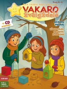 Vakaro žvaigždelė. Žurnalas vaikams 2025 m. žiema Nr. 69 + CD