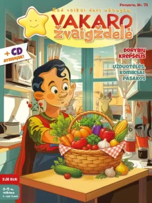 Vakaro žvaigždelė. Žurnalas vaikams 2026 pavasaris Nr. 70 + CD
